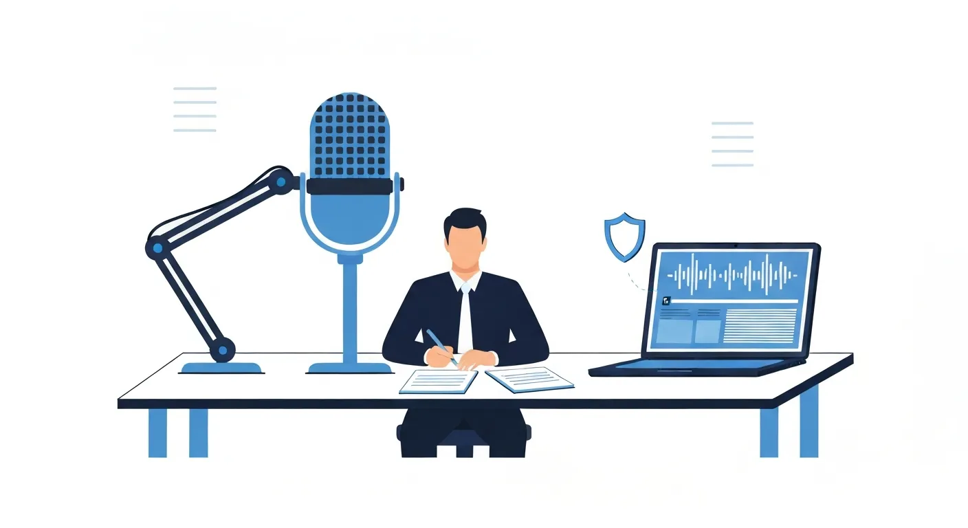 Private AI Workflow for Journalists: Protect Sources with Local Transcription — overview illustration